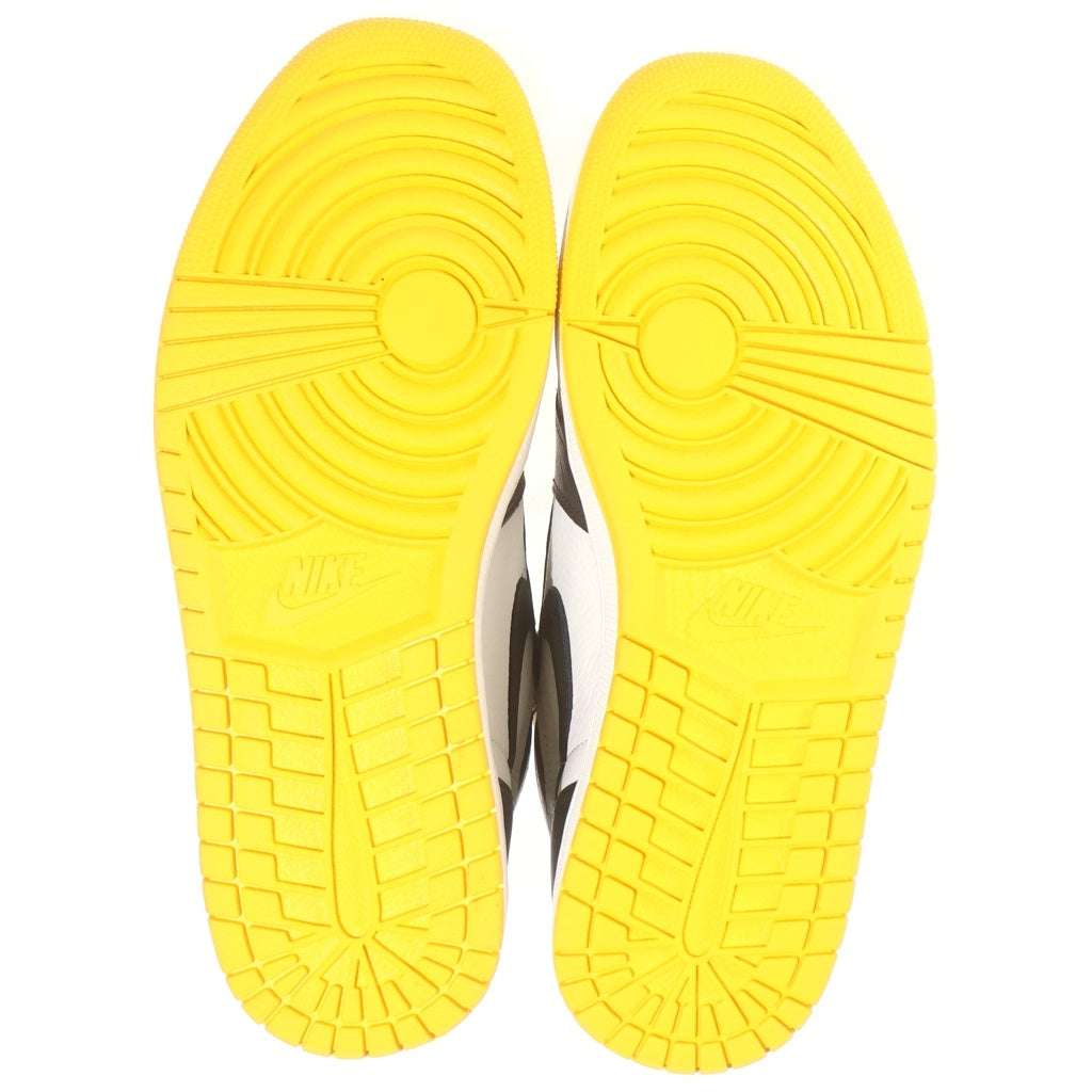 NIKE(ナイキ) AIR JORDAN 1 RETRO HIGH VARSITY MAIZE 861428-107 エアジョーダン1 ノットフォーリセール ハイカットスニーカー イエロー/ホワイト US9.5/27.5cm 861428-107
