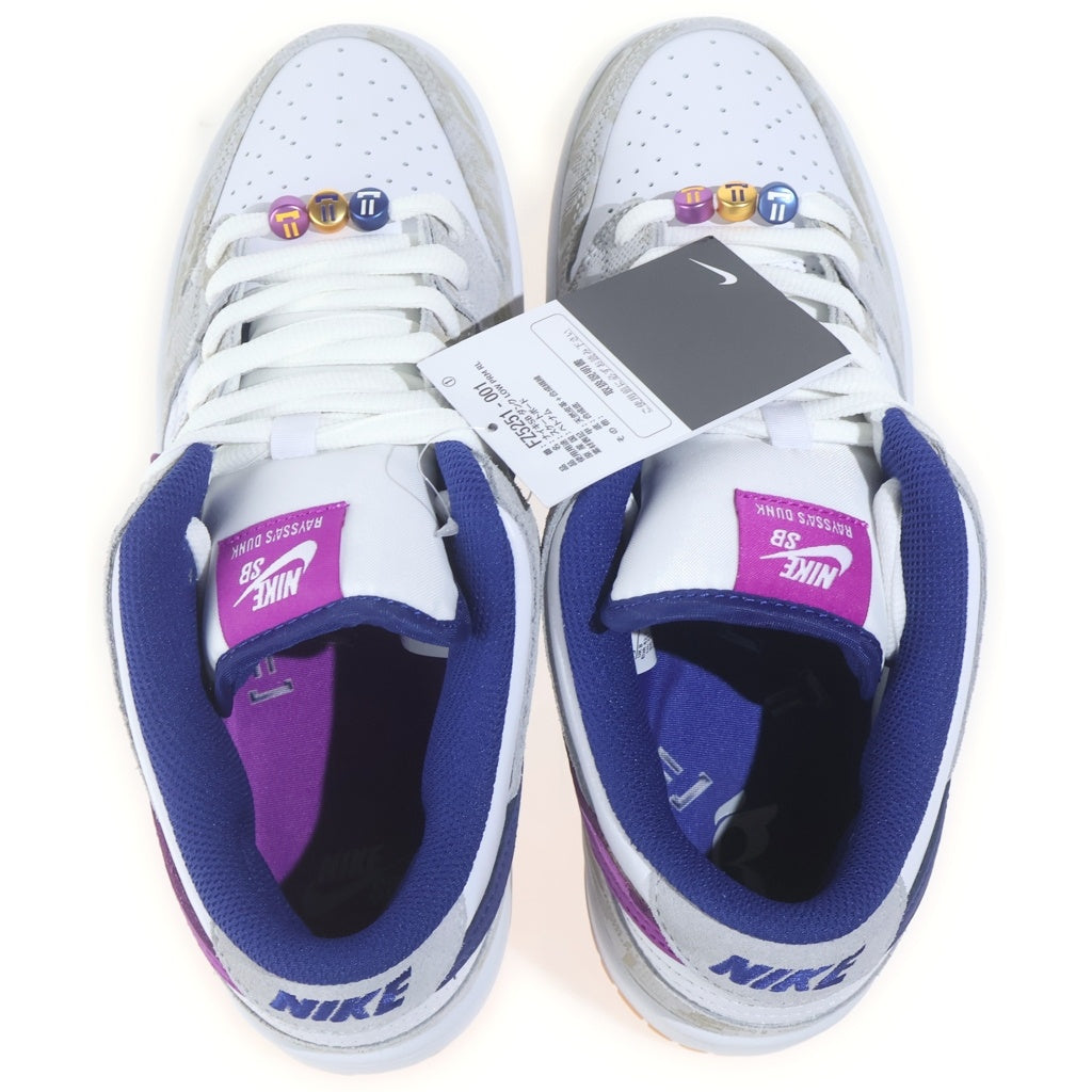 NIKE SB(ナイキエスビー) ×RAYSSA LEAL DUNK LOW PRM PURE PLATINUM AND VIVID PURPLE ライッサ レアウ ダンク ローカットスニーカー ホワイト US9/27cm FZ5251-001