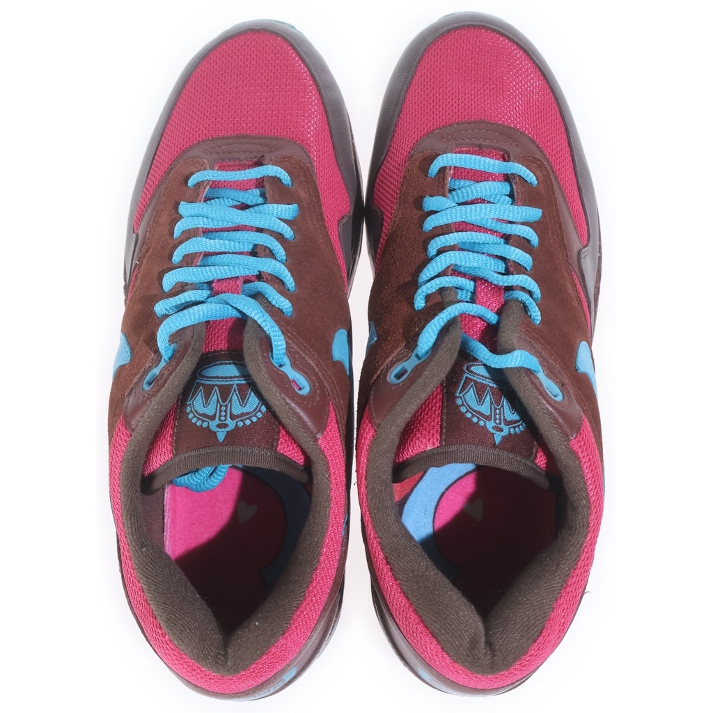NIKE(ナイキ) ×Parra AIR MAX1 AMS AMSTERDAM パラ エアマックス1 アムステルダム ローカットスニーカー ピンク/ブラウン US9.5/27.5cm 313188-241