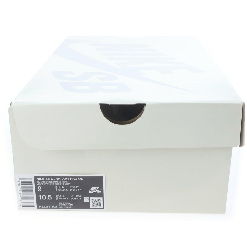 NIKE(ナイキ) ×Alexis Sablone DUNK LOW PRO WHITE AND PACIFIC MOSS アレクシスサブローン ダンク プロ ホワイト アンド パシフィックモス ローカットスニーカー US9/27cm HJ3386-300