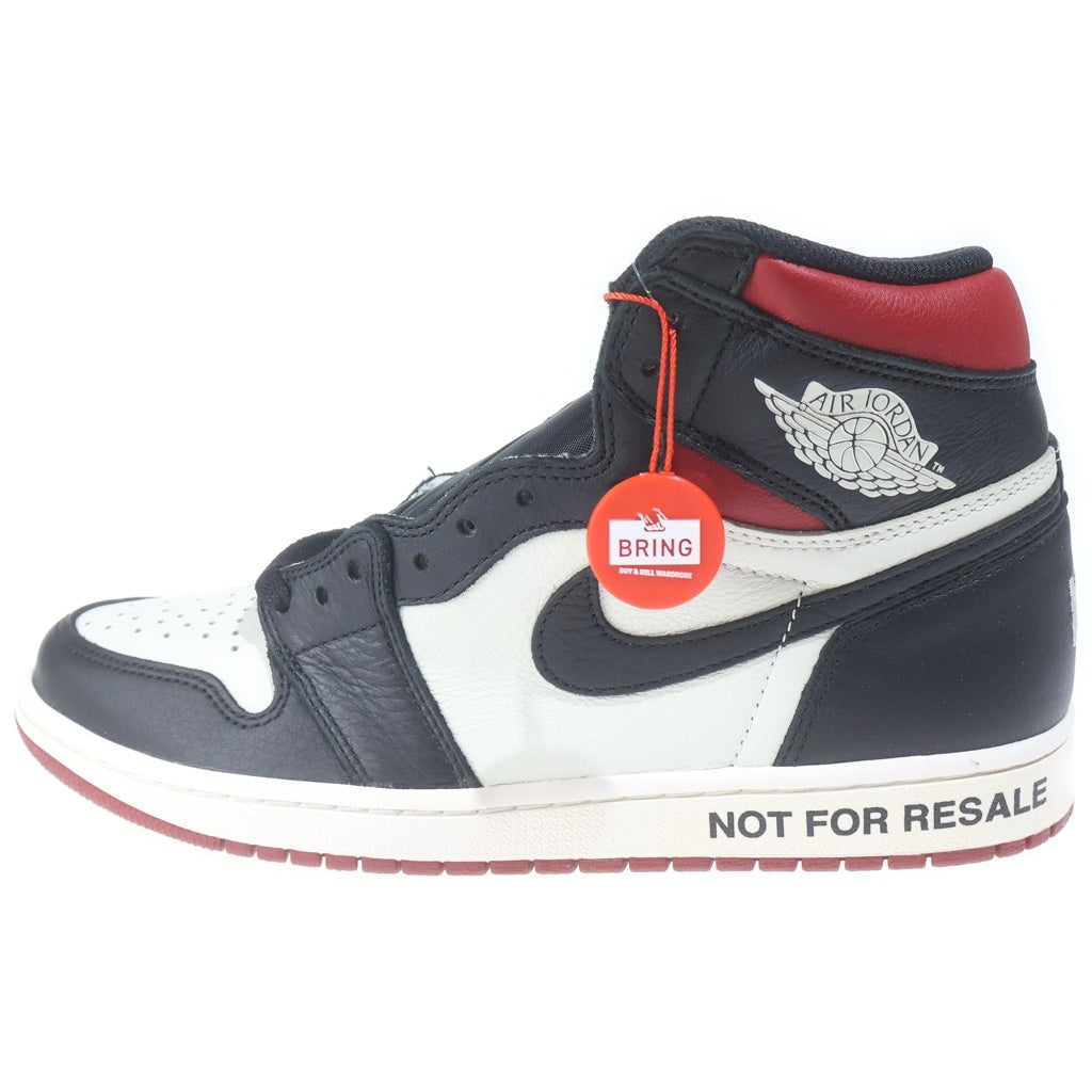 NIKE(ナイキ) AIR JORDAN1 RETRO HIGH OG NOT FOR RESALE 861428-106 エアジョーダン1 レトロ ノットフォーリセール ハイカットスニーカー ブラック/ホワイト US9/27cm