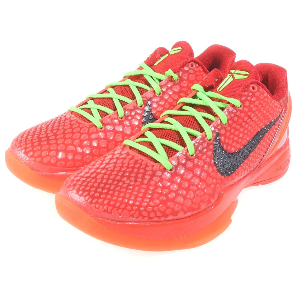 NIKE(ナイキ) KOBE 6 PROTRO REVERSE GRINCH FV4921-600 コービー6 リバースグリンチ ローカットスニーカー レッド US9/27cm FV4921-600