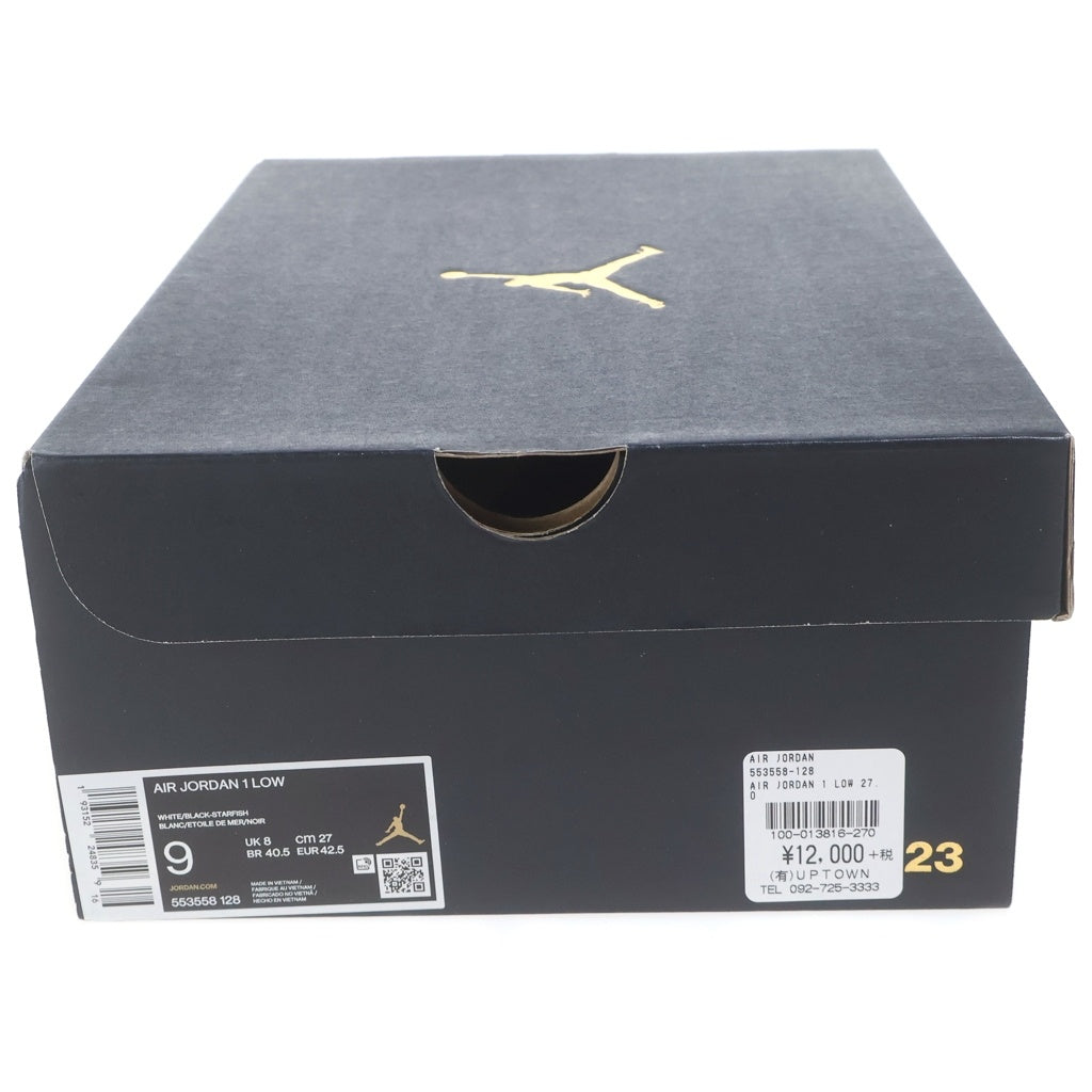 NIKE(ナイキ) AIR JORDAN 1 LOW SHATTERED BACKBOARD 553558-128 エアジョーダン1 ローカットスニーカー オレンジ/ホワイト US9/27cm
