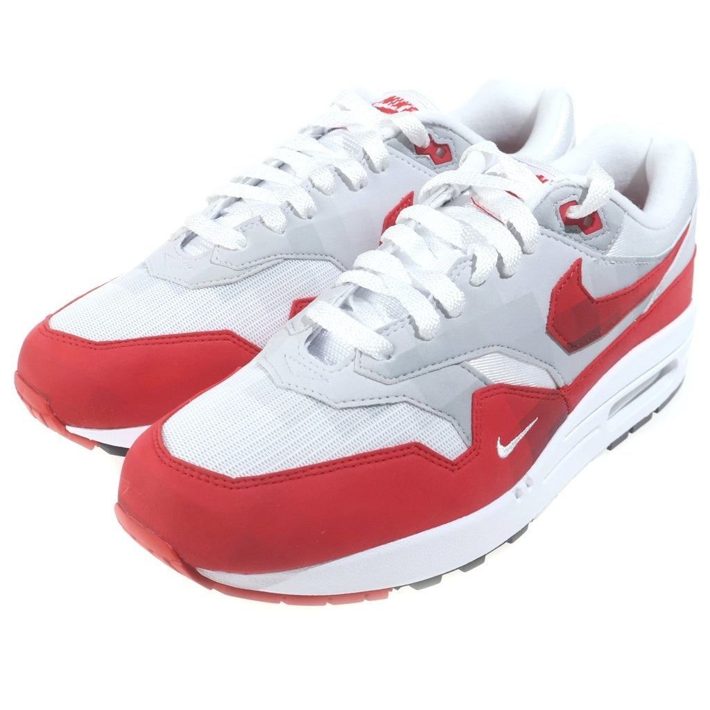 NIKE(ナイキ) AIR MAX1 .SWOOSH LOW POLY HQ5882-100 エアマックス1 ドットスウッシュ ローポリー ローカットスニーカー ホワイト/レッド US9.5/27.5cm