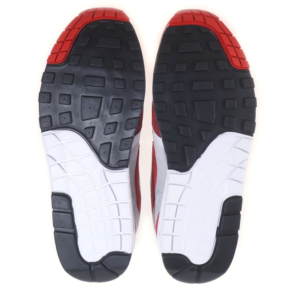 NIKE(ナイキ) AIR MAX1 .SWOOSH LOW POLY HQ5882-100 エアマックス1 ドットスウッシュ ローポリー ローカットスニーカー ホワイト/レッド US9.5/27.5cm
