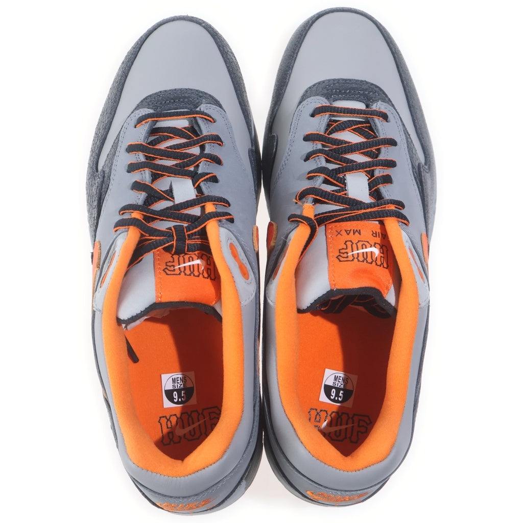 NIKE(ナイキ) ×HUF AIR JORDAN1 BRILLIANT ORANGE ハフ エアマックス1 ブリリアントオレンジ ローカットスニーカー オレンジ US9.5/27.5cm HF3713-001
