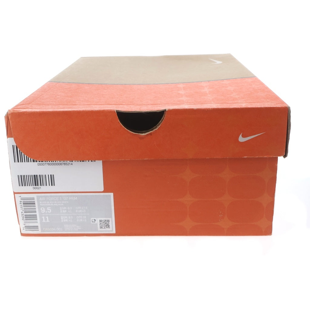 NIKE(ナイキ) AIR FORCE 1 LOW ANNIVERSARY EDITION BLACK エアフォース1 アニバーサリー エディション ローカットスニーカー ブラック/ホワイト US9.5/27.5cm DX6034-001