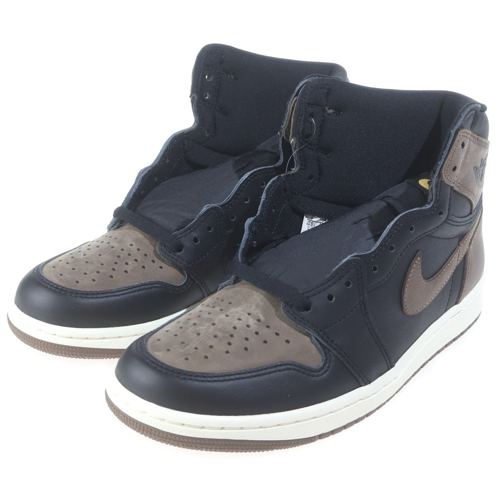 NIKE(ナイキ) AIR JORDAN1 RETRO HIGH OG PALOMINO エアジョーダン1 レトロ パロミノ ハイカットスニーカー ブラック/ブラウン US9/27cm DZ5485-020