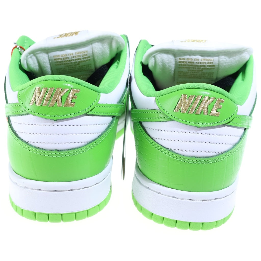 NIKE SB(ナイキエスビー) ×Supreme DUNK LOW OG QS GOLD STARS DH3228-101 シュプリーム ダンク ゴールド スターズ ローカットスニーカー グリーン/ホワイト US9.5/27.5cm