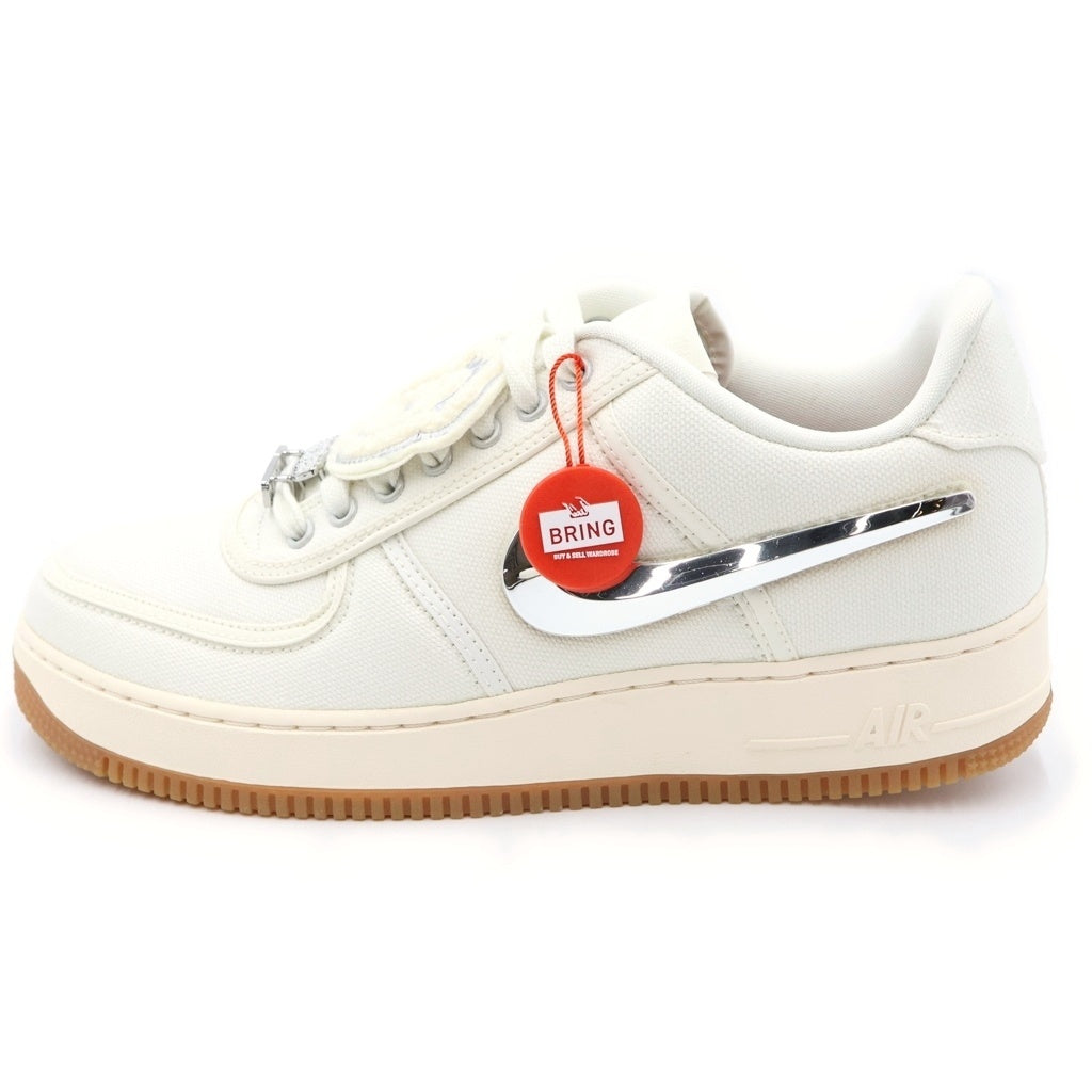 NIKE(ナイキ) ×TRAVIS SCOTT AIR FORCE 1 LOW SAIL AQ4211-101 トラヴィススコット エアフォース1 セイル ローカットスニーカー ホワイト US9.5/27.5cm