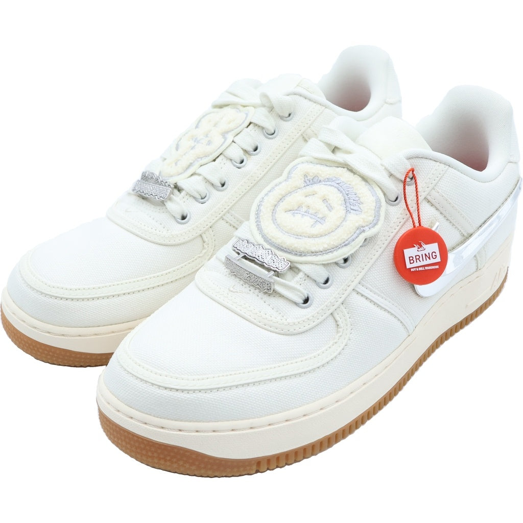 NIKE(ナイキ) ×TRAVIS SCOTT AIR FORCE 1 LOW SAIL AQ4211-101 トラヴィススコット エアフォース1 セイル ローカットスニーカー ホワイト US9.5/27.5cm
