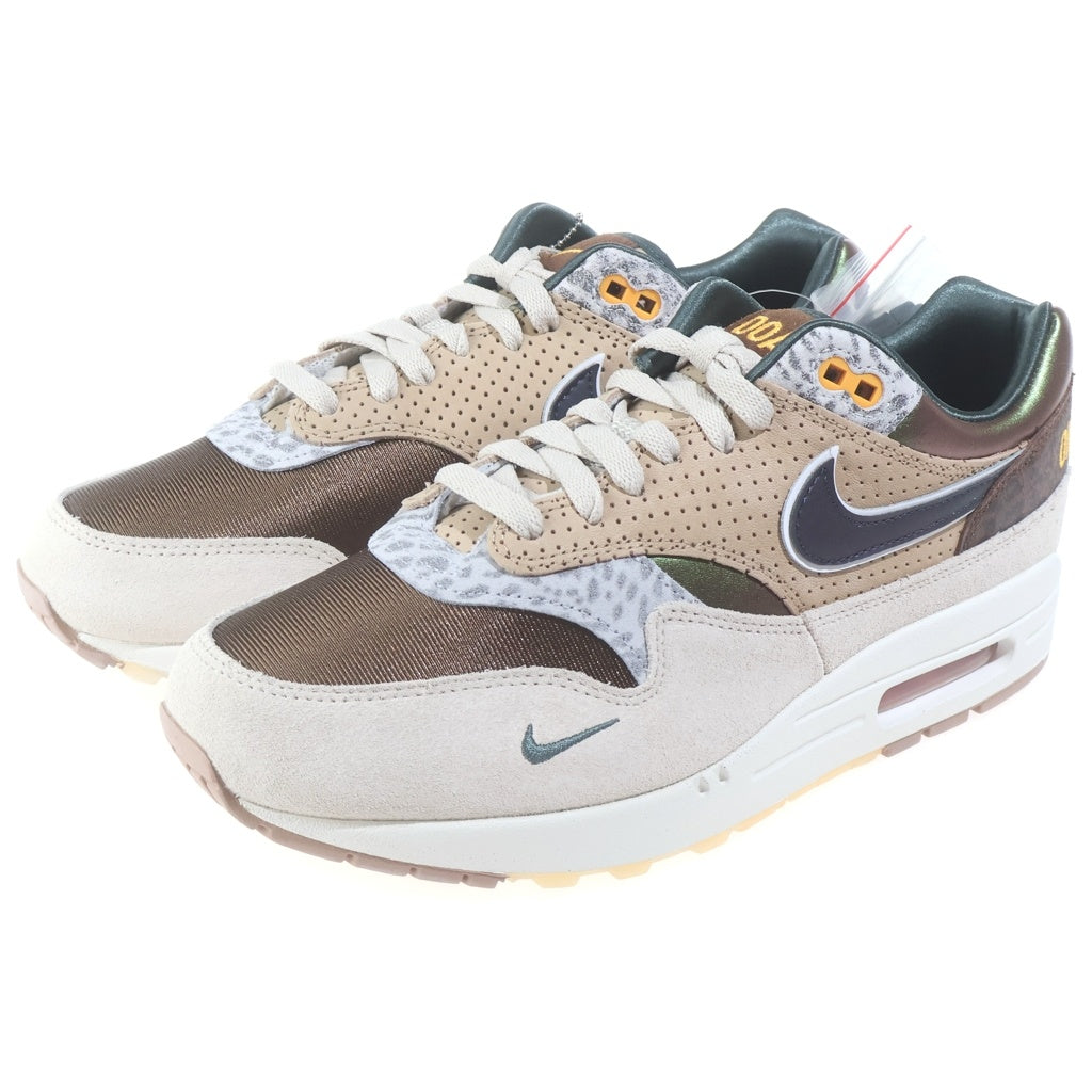 NIKE(ナイキ) AIR MAX 1 87 PRM University of Oregon エアマックス オレゴン大学 ローカットスニーカー ベージュ US9.5/27.5cm HQ2640-200