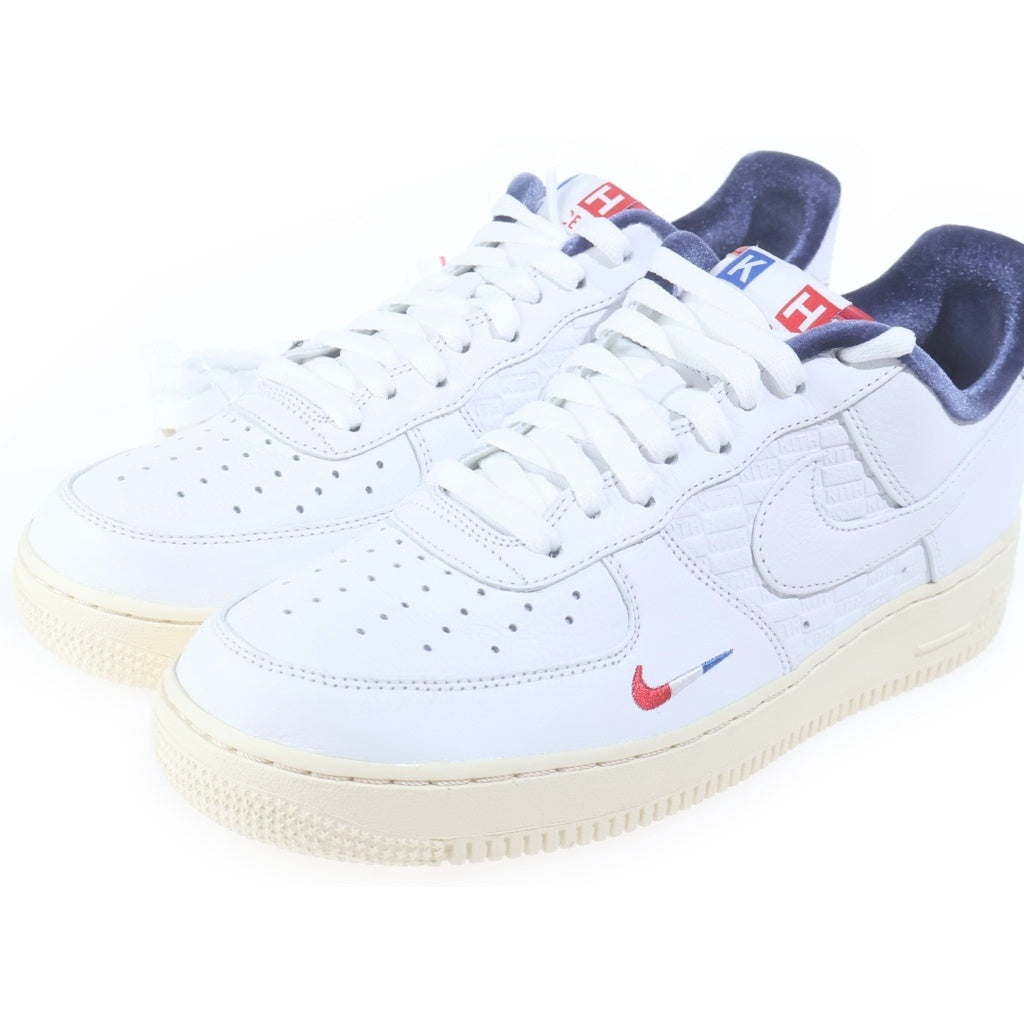 NIKE(ナイキ) ×KITH AIR FORCE 1 LOW FRANCE CZ7927-100 キス エアフォース1 フランス ローカットスニーカー ホワイト US9.5/27.5cm