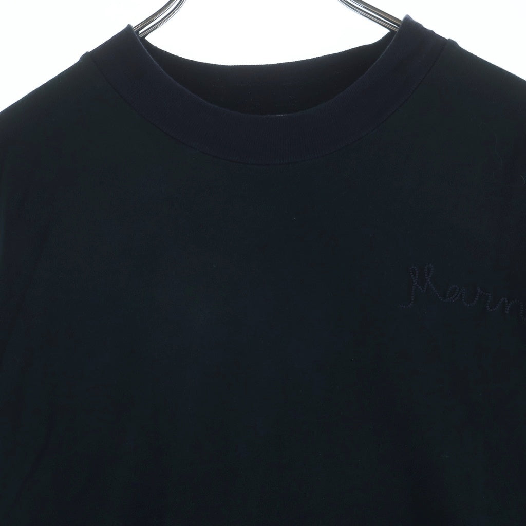 MARNI(マルニ) エンブロイダリー クルーネック 半袖Tシャツカットソー ブラック HUMU0255S1