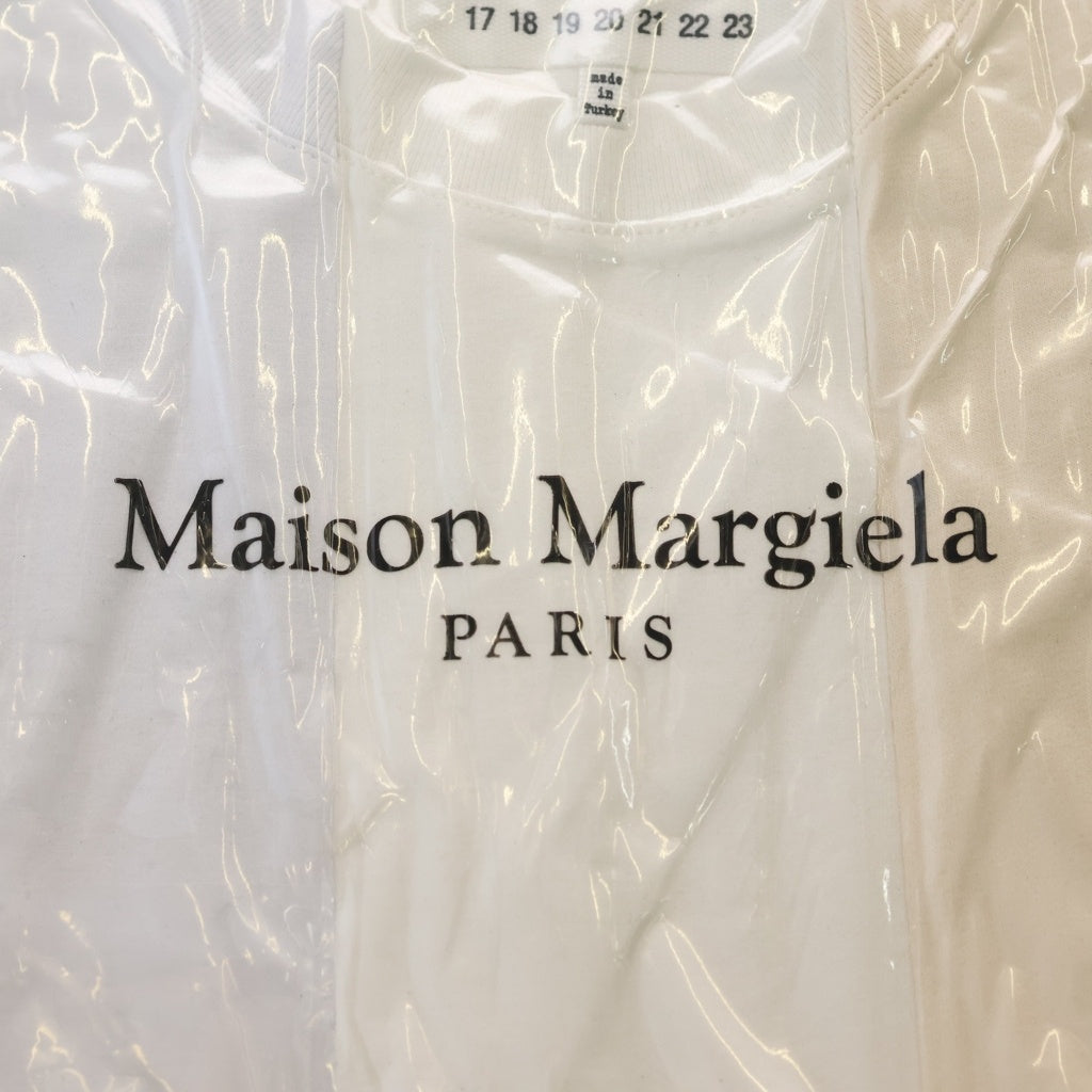 Maison Martin Margiela(メゾンマルタンマルジェラ) パック クルーネック半袖Tシャツカットソー ホワイト S50GC0710