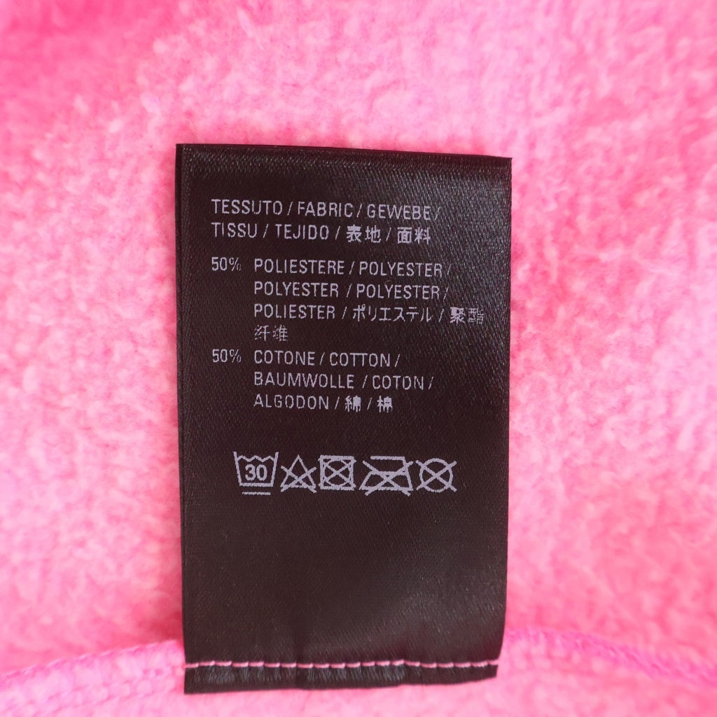 BALENCIAGA(バレンシアガ) SOCCER HOODIE ロゴエンブロイダリー フーデッド プルオーバー スウェット パーカー ピンク 641529 TJVB1