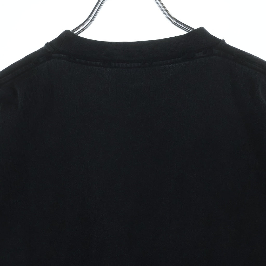 BALENCIAGA(バレンシアガ) ×RAMMSTEIN ラムシュタイン プリントデザイン クルーネック 半袖Tシャツ カットソー ブラック 670943 TLV51