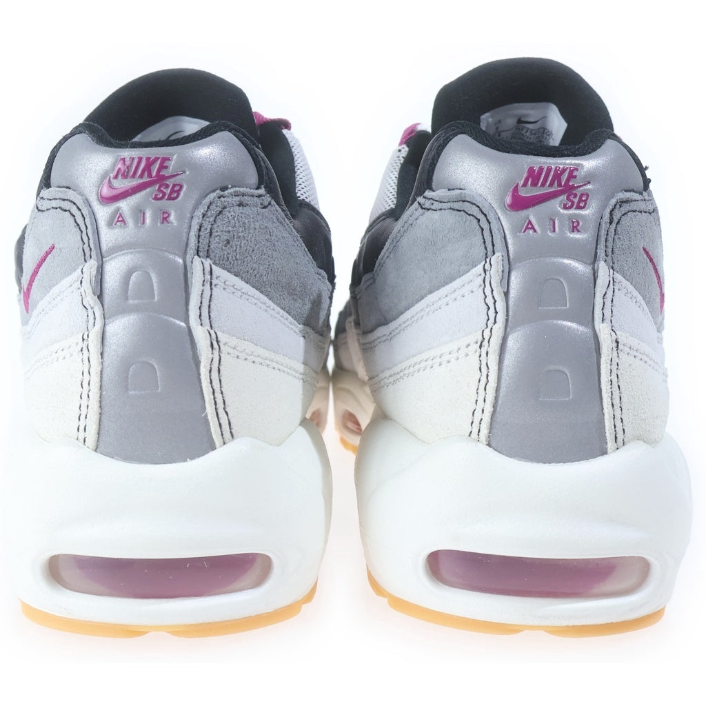 NIKE SB(ナイキエスビー) AIR MAX 95 SUMMIT WHITE CACTUS FLOWER HF7545-100 エアマックス95 サミットホワイト カクタスフラワー ローカットスニーカー ホワイト/パープル US9/27cm
