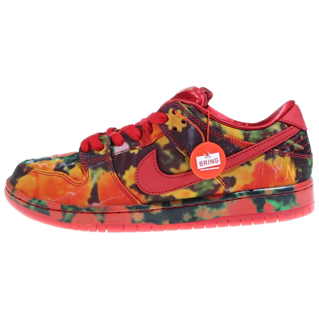 NIKE SB(ナイキエスビー) ×The Wizard of Oz DUNK LOW Poppy Field FZ1291-600 オズの魔法使い ダンク ポピーフィールド ローカットスニーカー レッド US9.5/27.5cm