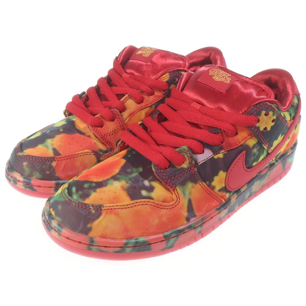 NIKE SB(ナイキエスビー) ×The Wizard of Oz DUNK LOW Poppy Field FZ1291-600 オズの魔法使い ダンク ポピーフィールド ローカットスニーカー レッド US9.5/27.5cm