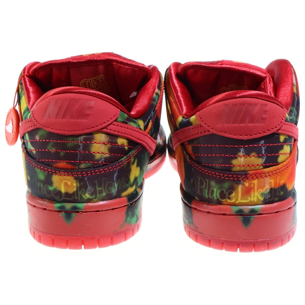 NIKE SB(ナイキエスビー) ×The Wizard of Oz DUNK LOW Poppy Field FZ1291-600 オズの魔法使い ダンク ポピーフィールド ローカットスニーカー レッド US9.5/27.5cm