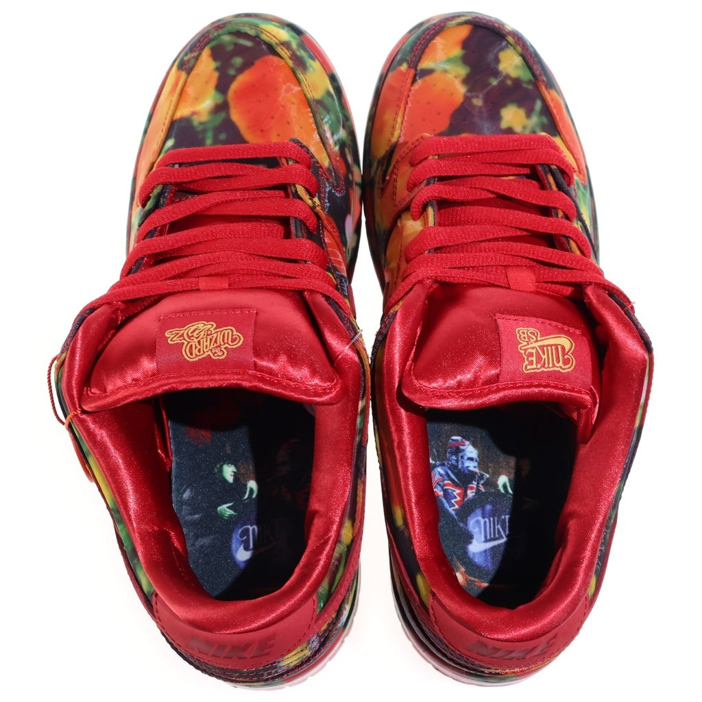 NIKE SB(ナイキエスビー) ×The Wizard of Oz DUNK LOW Poppy Field FZ1291-600 オズの魔法使い ダンク ポピーフィールド ローカットスニーカー レッド US9.5/27.5cm