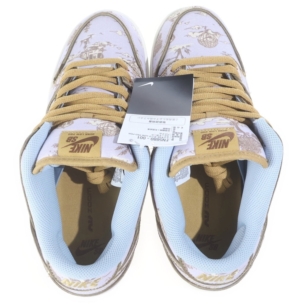 NIKE SB(ナイキエスビー) DUNK LOW PRM TOILE FN5880-001 ダンク トワレ ローカットスニーカー パープル US9.5/27.5cm