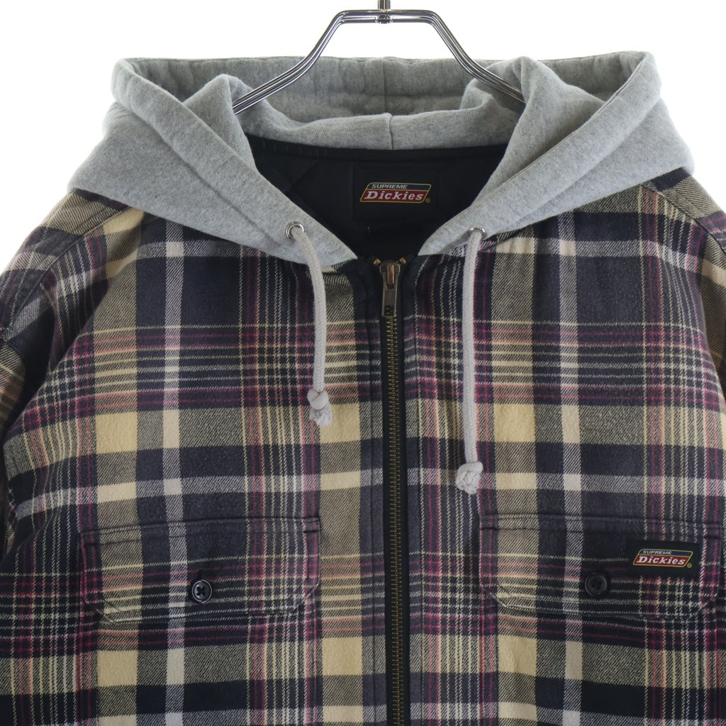 SUPREME(シュプリーム) 23AW ×Dickies Plaid Hooded Zip Up Shirt ディッキーズ プレイド フーディー ジップアップ シャツジャケット パーカー マルチ -