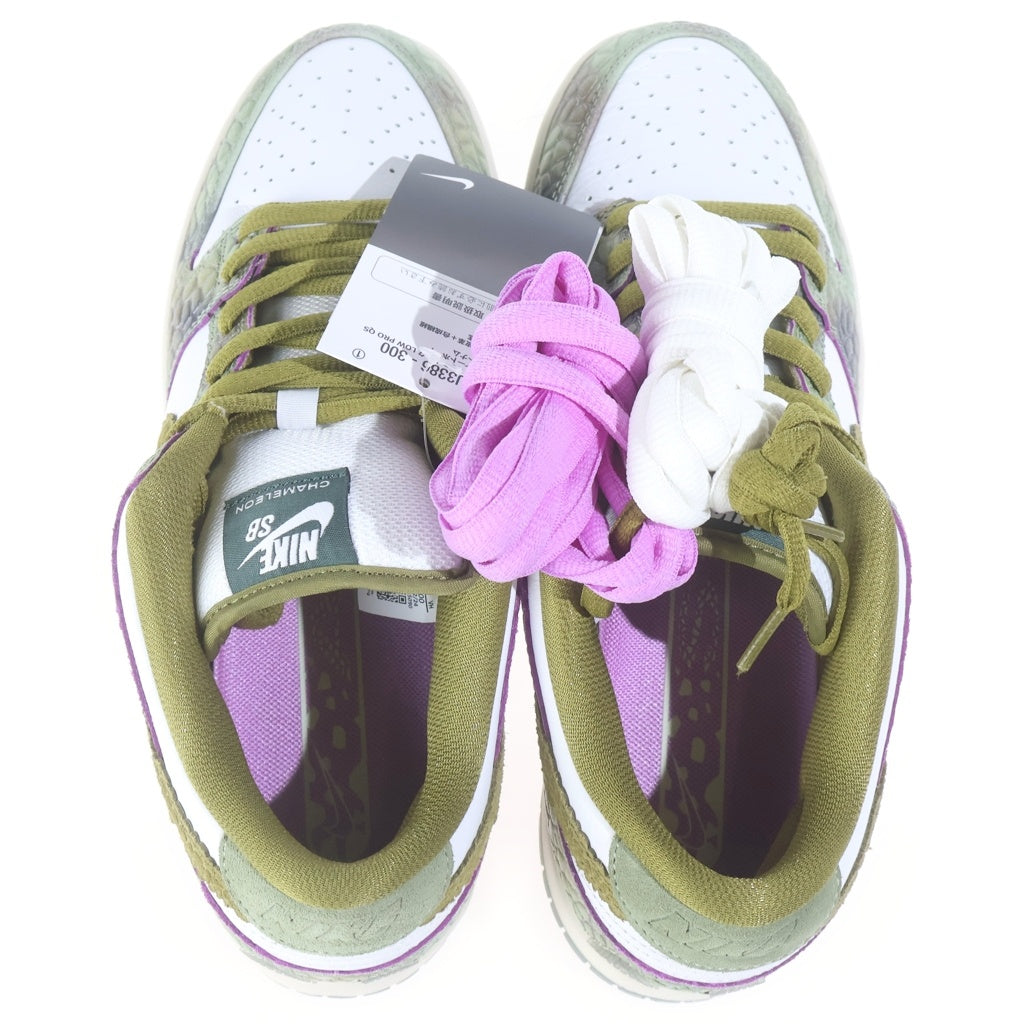 NIKE SB(ナイキエスビー) ×ALEXIS SABLONE DUNK LOW PRO HJ3386-300 アレクシスアルビノ ダンクプロ ローカットスニーカー ホワイト/グリーン US9.5/27.5cm