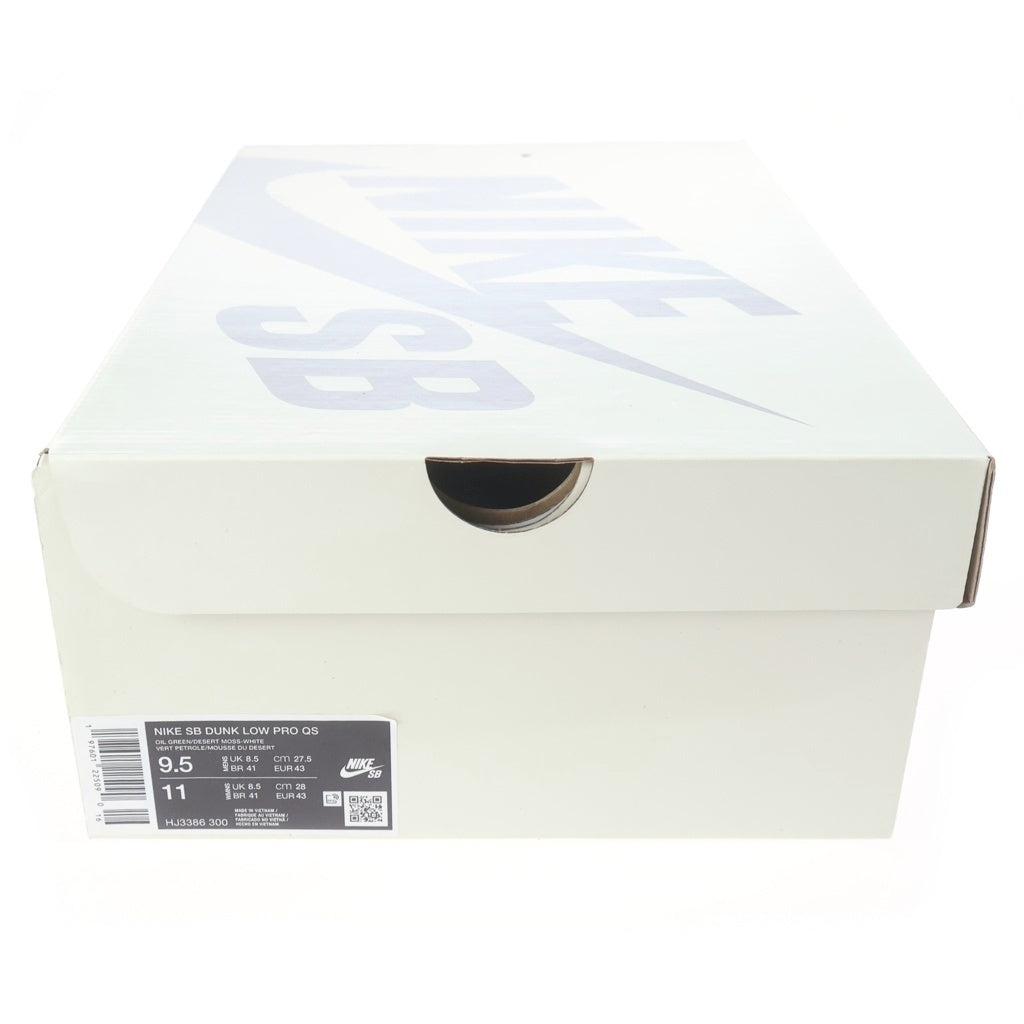 NIKE SB(ナイキエスビー) ×ALEXIS SABLONE DUNK LOW PRO HJ3386-300 アレクシスアルビノ ダンクプロ ローカットスニーカー ホワイト/グリーン US9.5/27.5cm