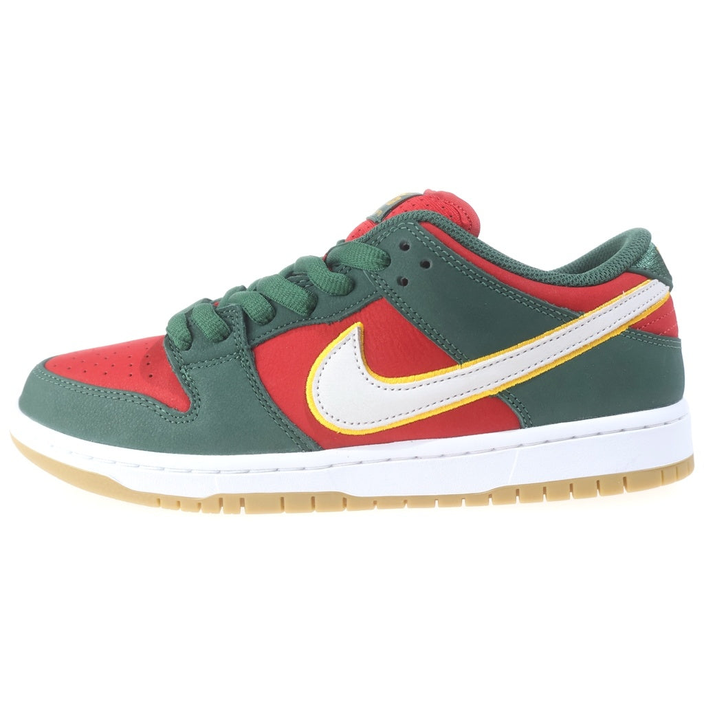 NIKE SB(ナイキエスビー) DUNK LOW PRM SEATTLE SUPERSONICS FZ1287-300 ダンク シアトルスーパーソニックス ローカットスニーカー グリーン/レッド US9.5/27.5cm