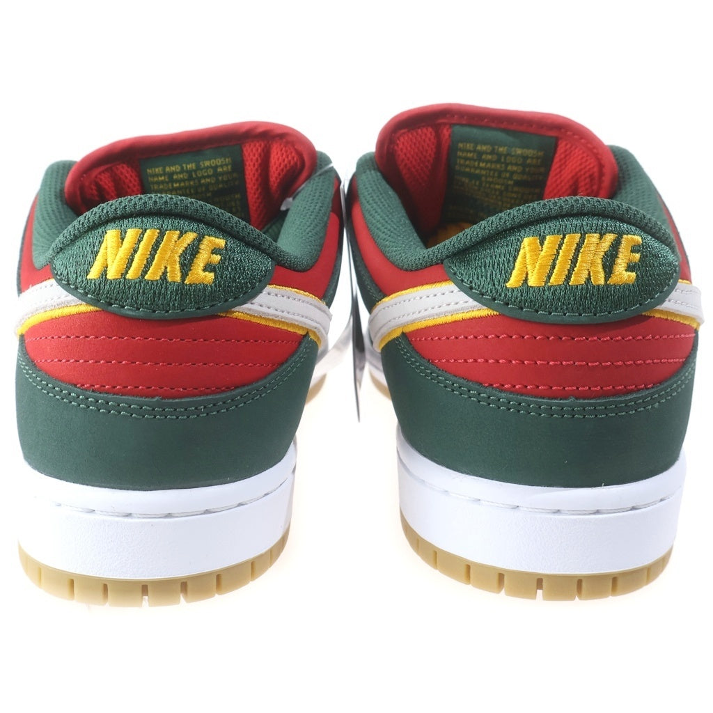 NIKE SB(ナイキエスビー) DUNK LOW PRM SEATTLE SUPERSONICS FZ1287-300 ダンク シアトルスーパーソニックス ローカットスニーカー グリーン/レッド US9.5/27.5cm