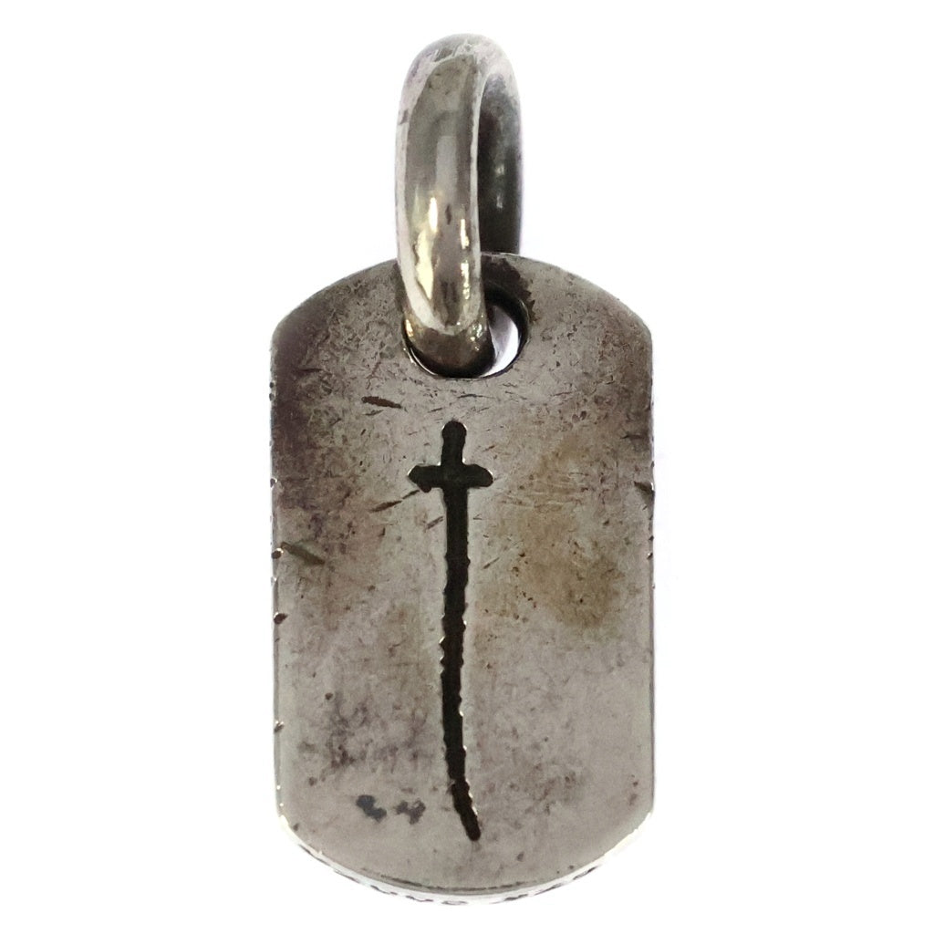 CHROME HEARTS(クロムハーツ) D/T TNY RS CRS 青山店限定 タイニードッグタグRSクロス ペンダント トップ シルバー