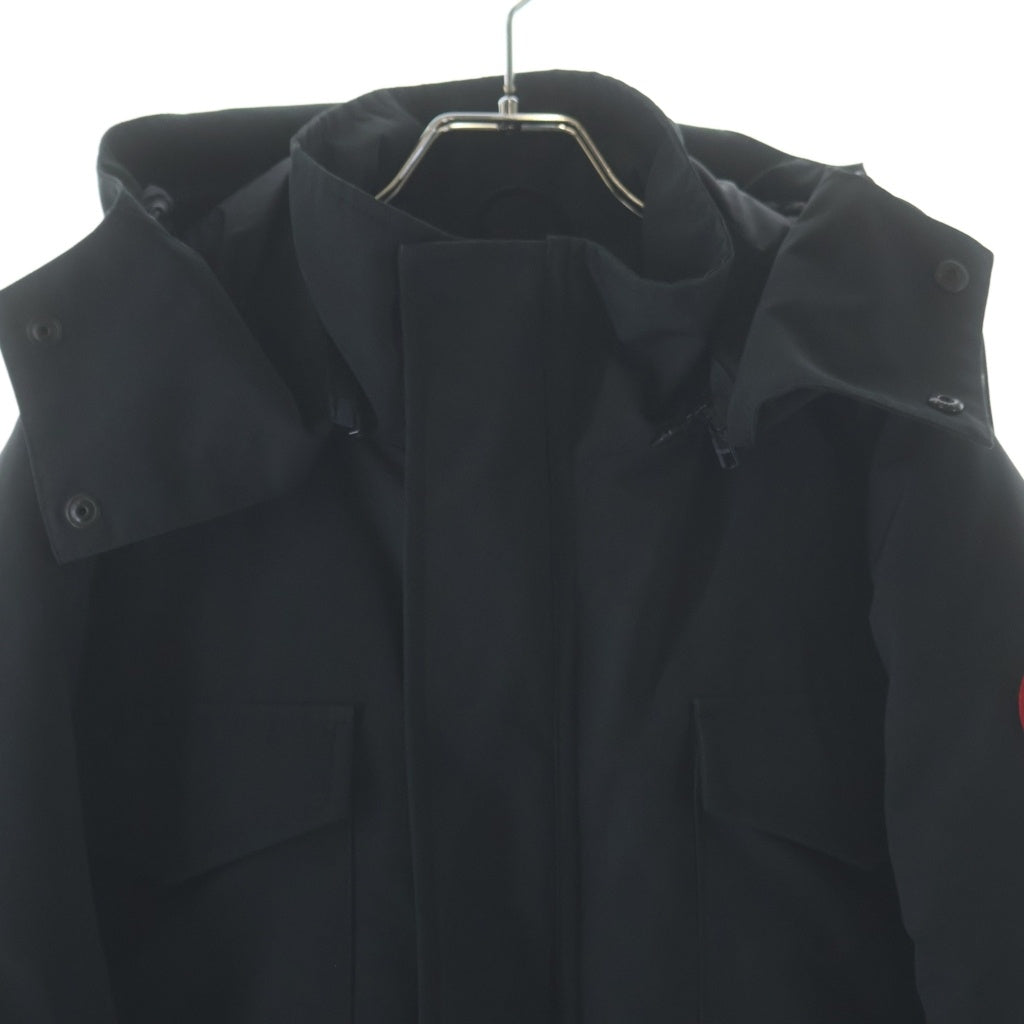 CANADA GOOSE(カナダグース) CONSTABLE PARKA コンスタブル フラップポケット フーデッド ジップアップ ダウン ジャケット ブラック 4071M 4071M