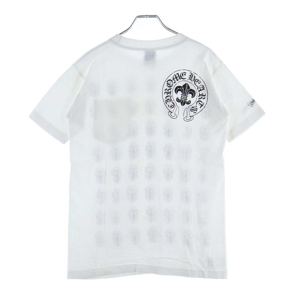 CHROME HEARTS(クロムハーツ) OLD S/S オールド 総柄ヴァインダガーデザイン クルーネック 半袖Tシャツ カットソー ホワイト