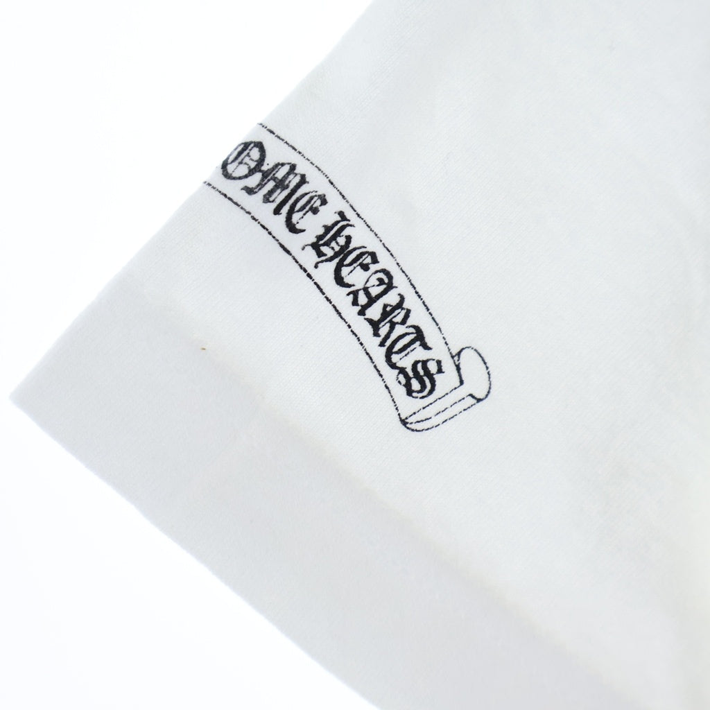 CHROME HEARTS(クロムハーツ) OLD S/S オールド 総柄ヴァインダガーデザイン クルーネック 半袖Tシャツ カットソー ホワイト