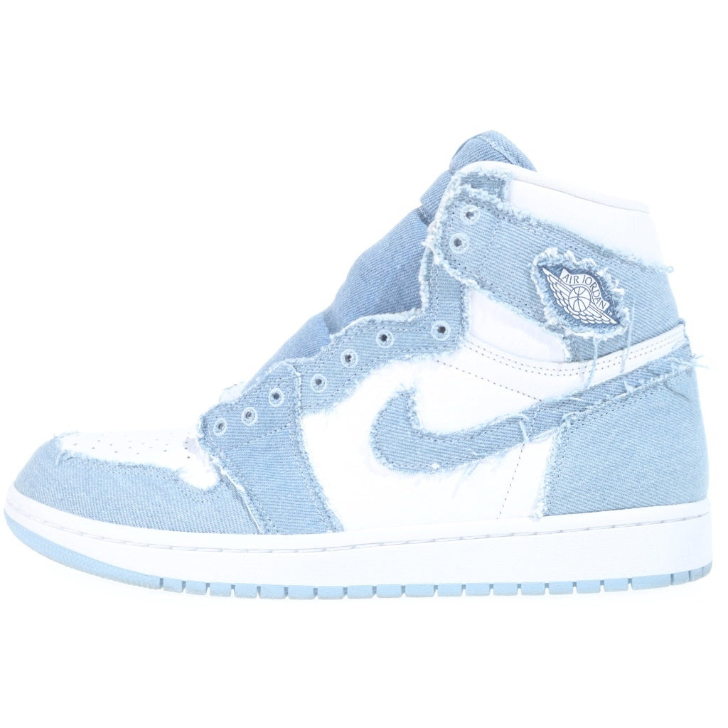 NIKE(ナイキ) WMNS AIR JORDAN 1 HIGH OG DENIM DM9036-104 ウィメンズ エアジョーダン1 デニム ハイカットスニーカー ホワイト/インディゴ US11.5/28.5cm レディース