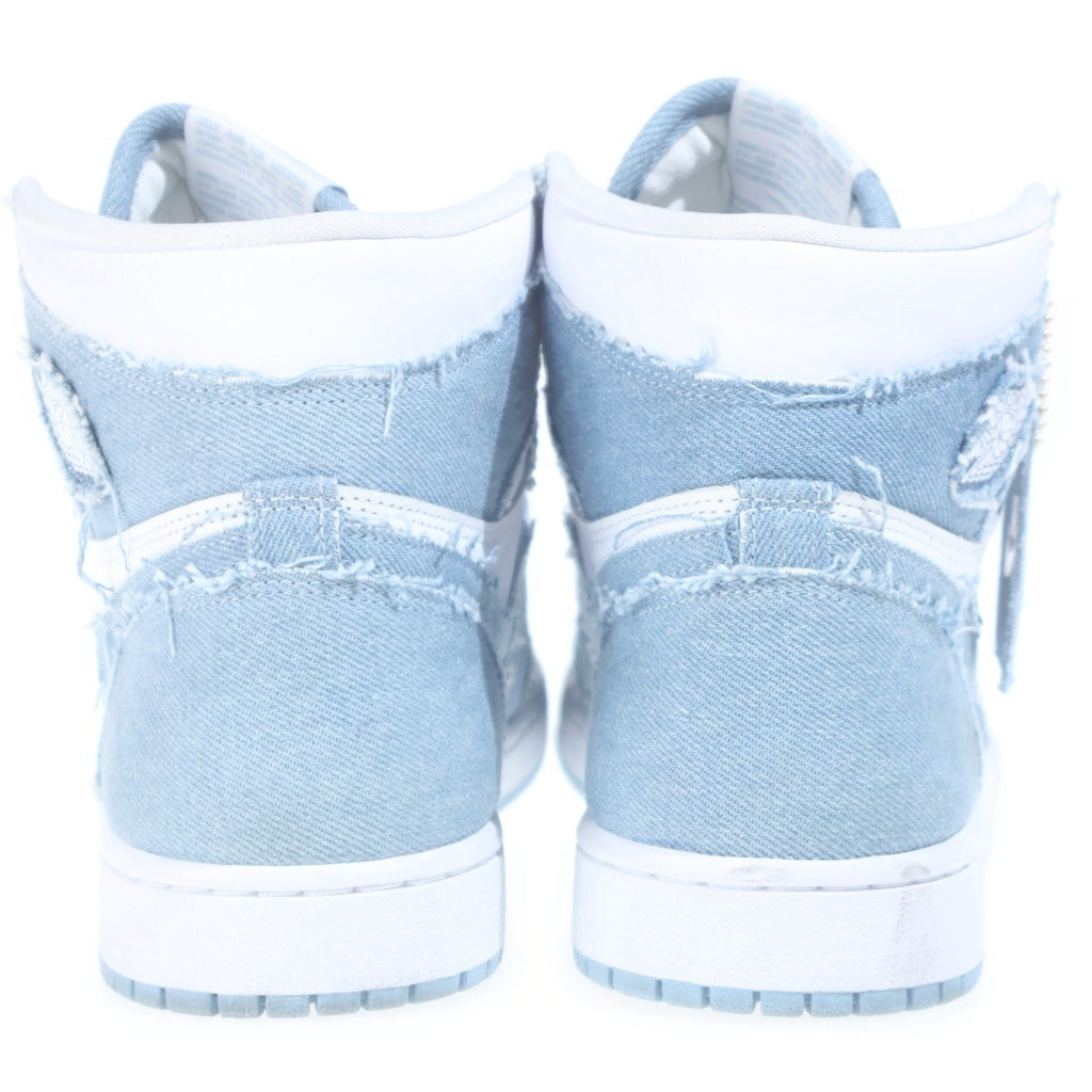 NIKE(ナイキ) WMNS AIR JORDAN 1 HIGH OG DENIM DM9036-104 ウィメンズ エアジョーダン1 デニム ハイカットスニーカー ホワイト/インディゴ US11.5/28.5cm レディース