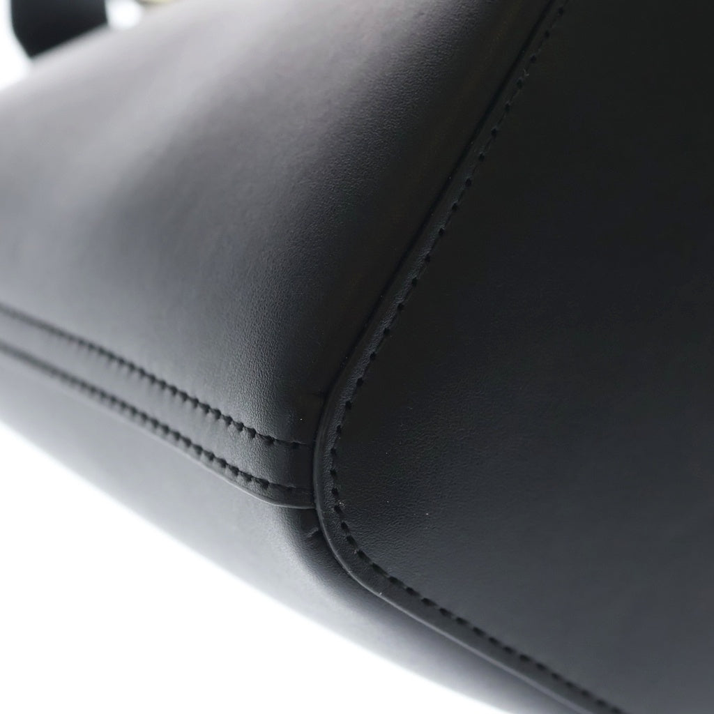 LOEWE(ロエベ) ペブル バケットバッグミニ レザー ゴールド金具 2WAY ハンドバッグ ショルダーバッグ ブラック AANBBBMX01 レディース