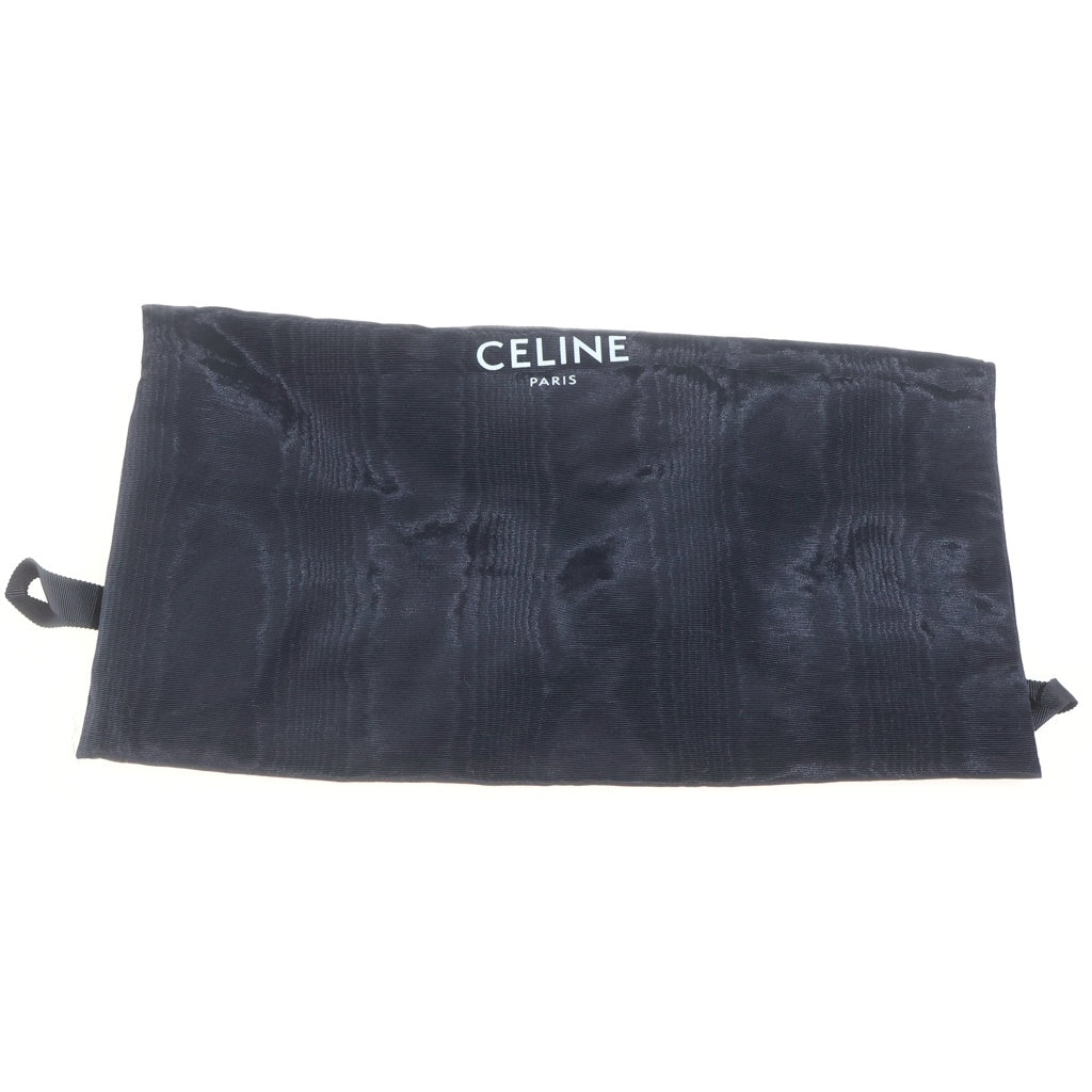 CELINE(セリーヌ) サイドゴア レザー チェルシー ヒール ブーツ ブラック レディース