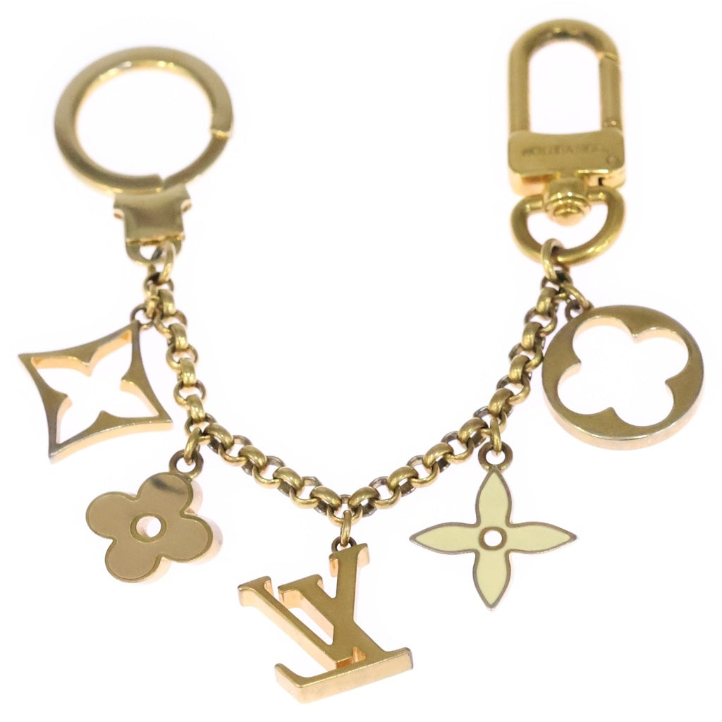 LOUIS VUITTON(ルイヴィトン) バッグ チャーム チェーン・フルール ドゥ モノグラム ゴールド金具 バックチェーン アクセサリー ゴールド M65111 レディース