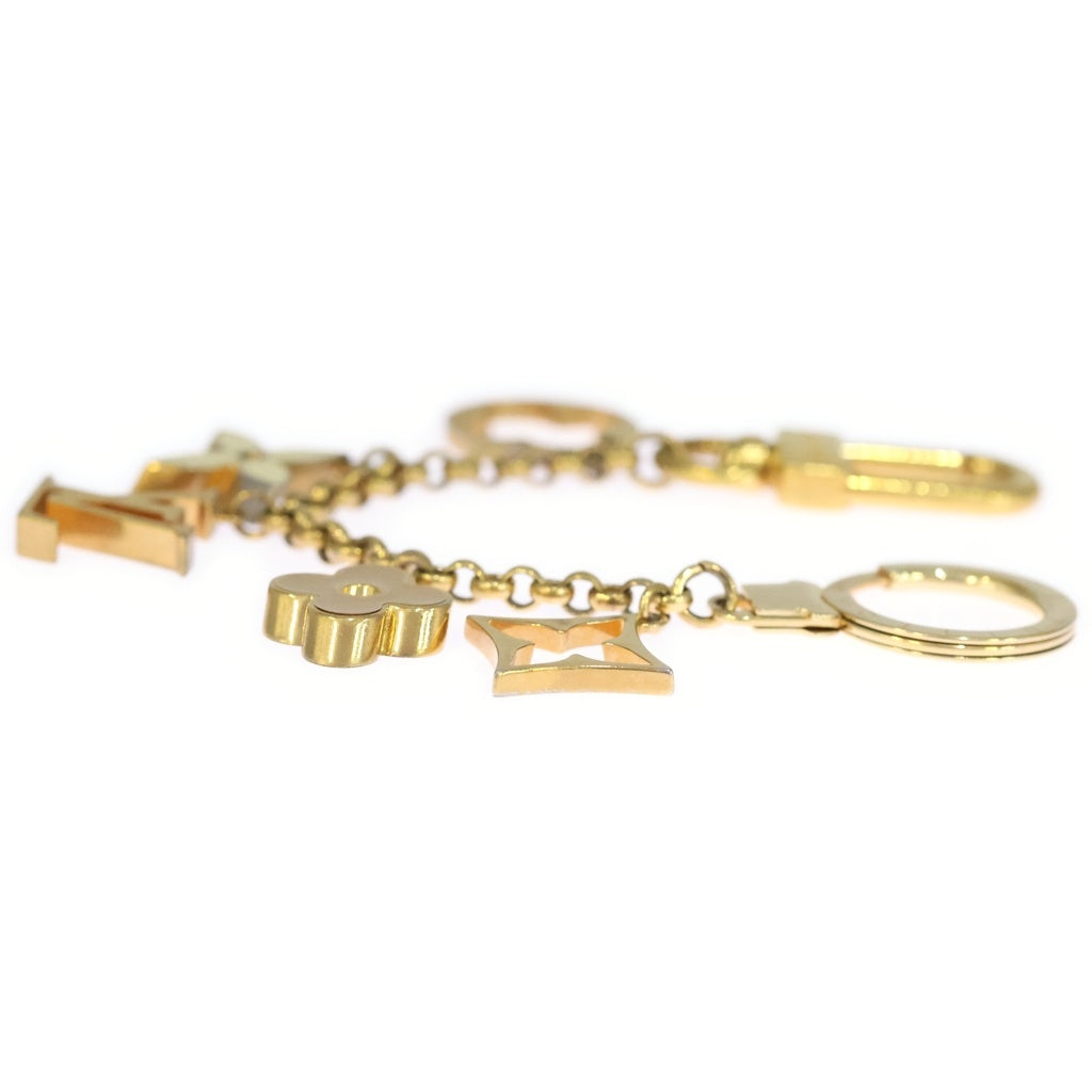 LOUIS VUITTON(ルイヴィトン) バッグ チャーム チェーン・フルール ドゥ モノグラム ゴールド金具 バックチェーン アクセサリー ゴールド M65111 レディース