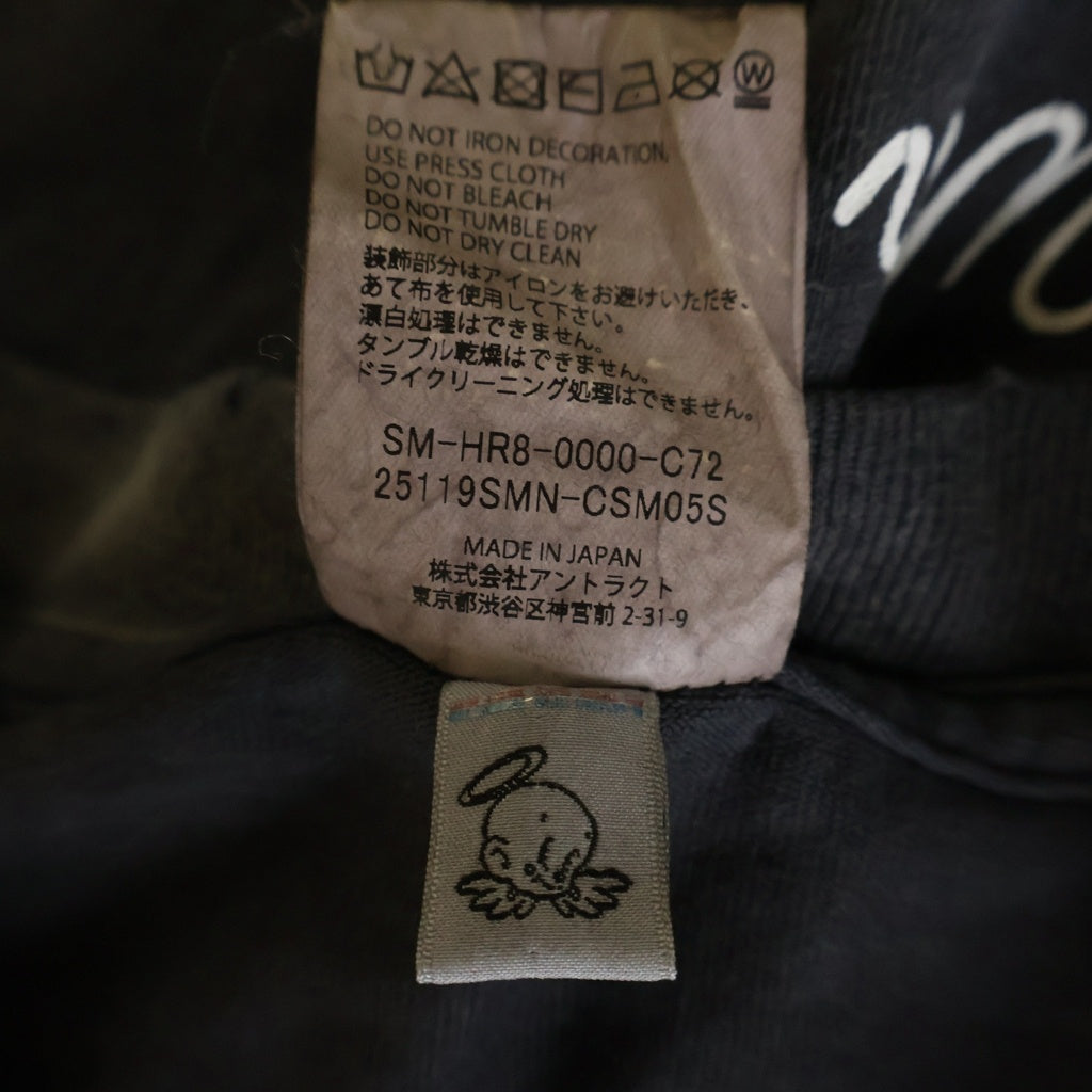 SAINT MICHAEL(セントマイケル) 25SS ×NEIGHBORHOOD STHD . L/S TEE SPEED KILLS ネイバーフッド プリント クルーネック 長袖Tシャツ カットソー ブラック SM-HR8-0000-C72