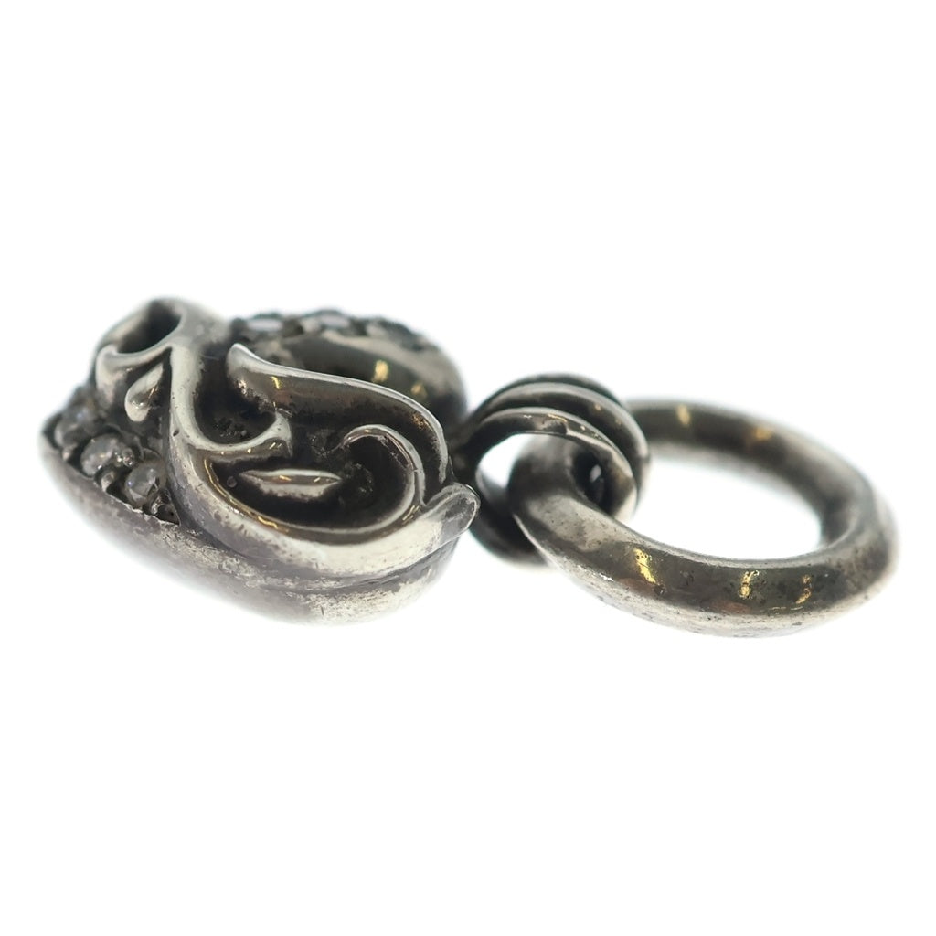 CHROME HEARTS(クロムハーツ) HEART CHARM P/D ハートチャーム パヴェダイヤ ペンダントトップ シルバー -