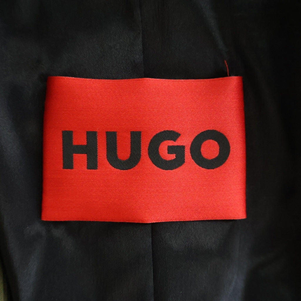 HUGO BOSS(ヒューゴボス) スリムフィット 2B ツイル テーラードジャケット カーキ 6028590