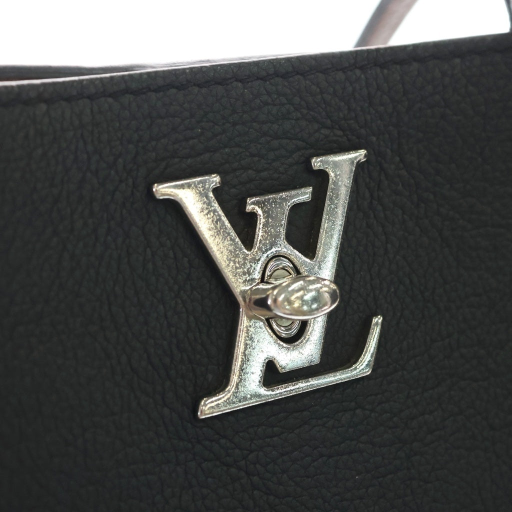LOUIS VUITTON(ルイヴィトン) ロックミー カバ トートバッグ ショルダーバッグ ツイストロック バイカラー ヴァニーユ ノワール ベージュ M42289 レディース