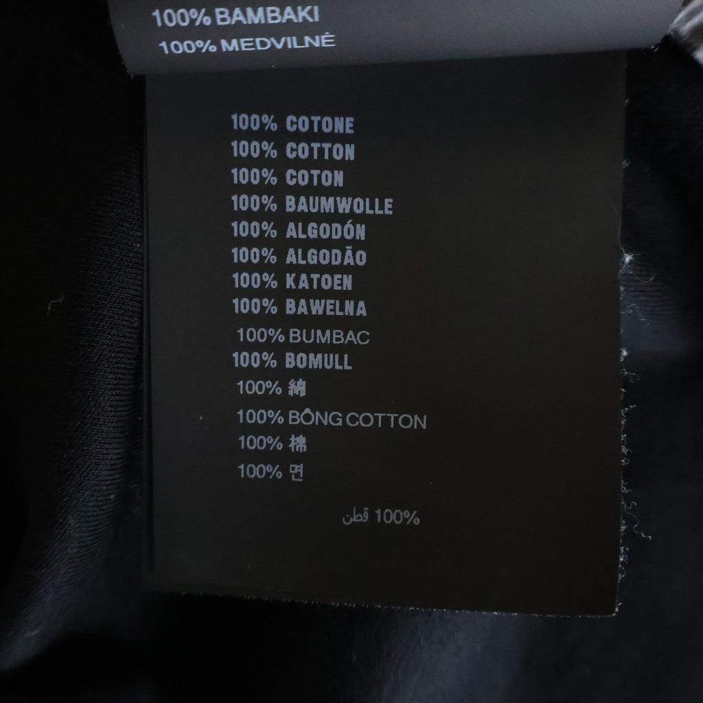 PRADA(プラダ) 26SS トライアングルロゴプレート クルーネック 半袖Tシャツ カットソー ブラック UJN954 S000 240