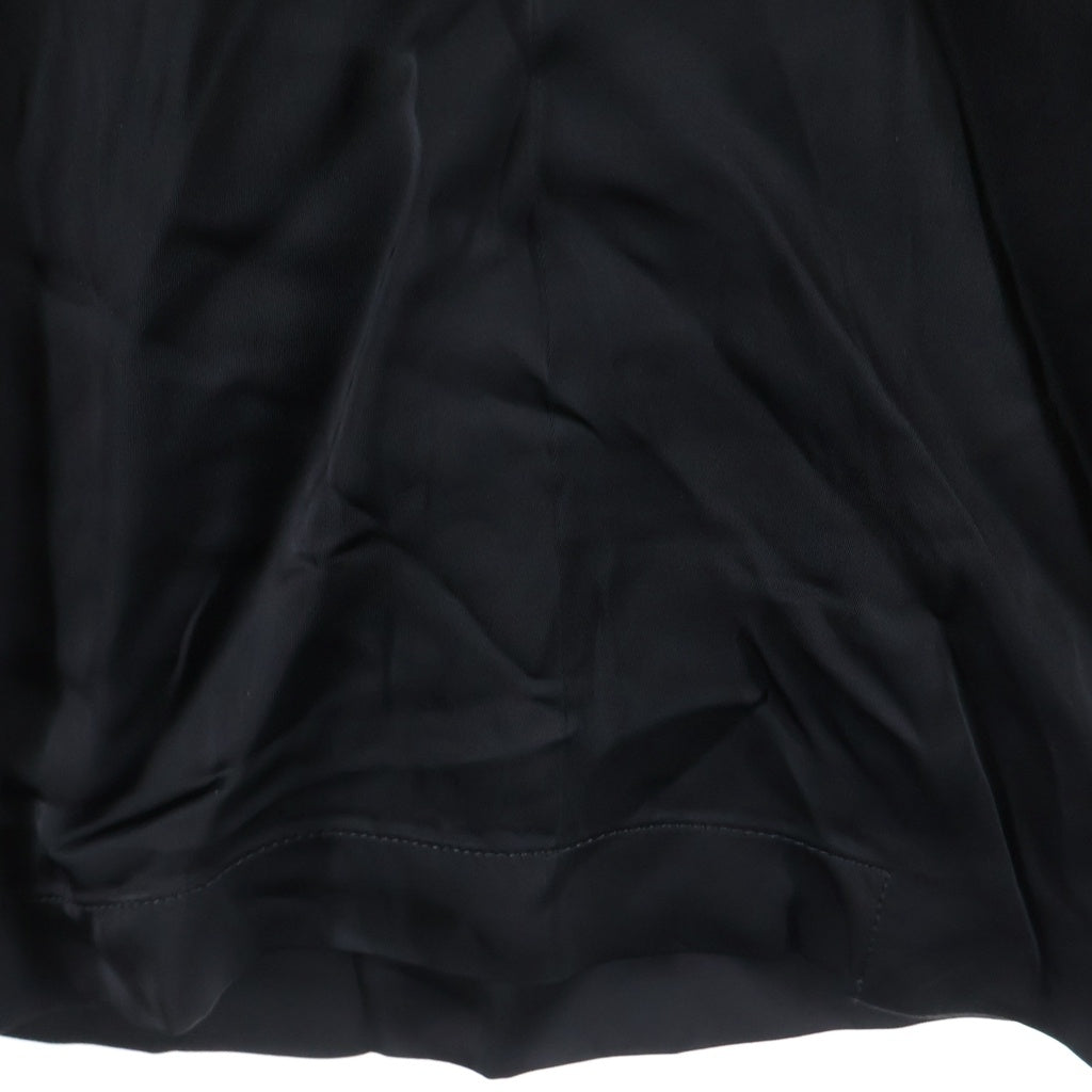 JIL SANDER(ジルサンダー) 26SS Fluid Viscose Short Sleeve Shirt フルイドビスコース レーヨン オープンカラー ショートスリーブ ボウリング 半袖シャツ ブラック J23DL0107 J65022