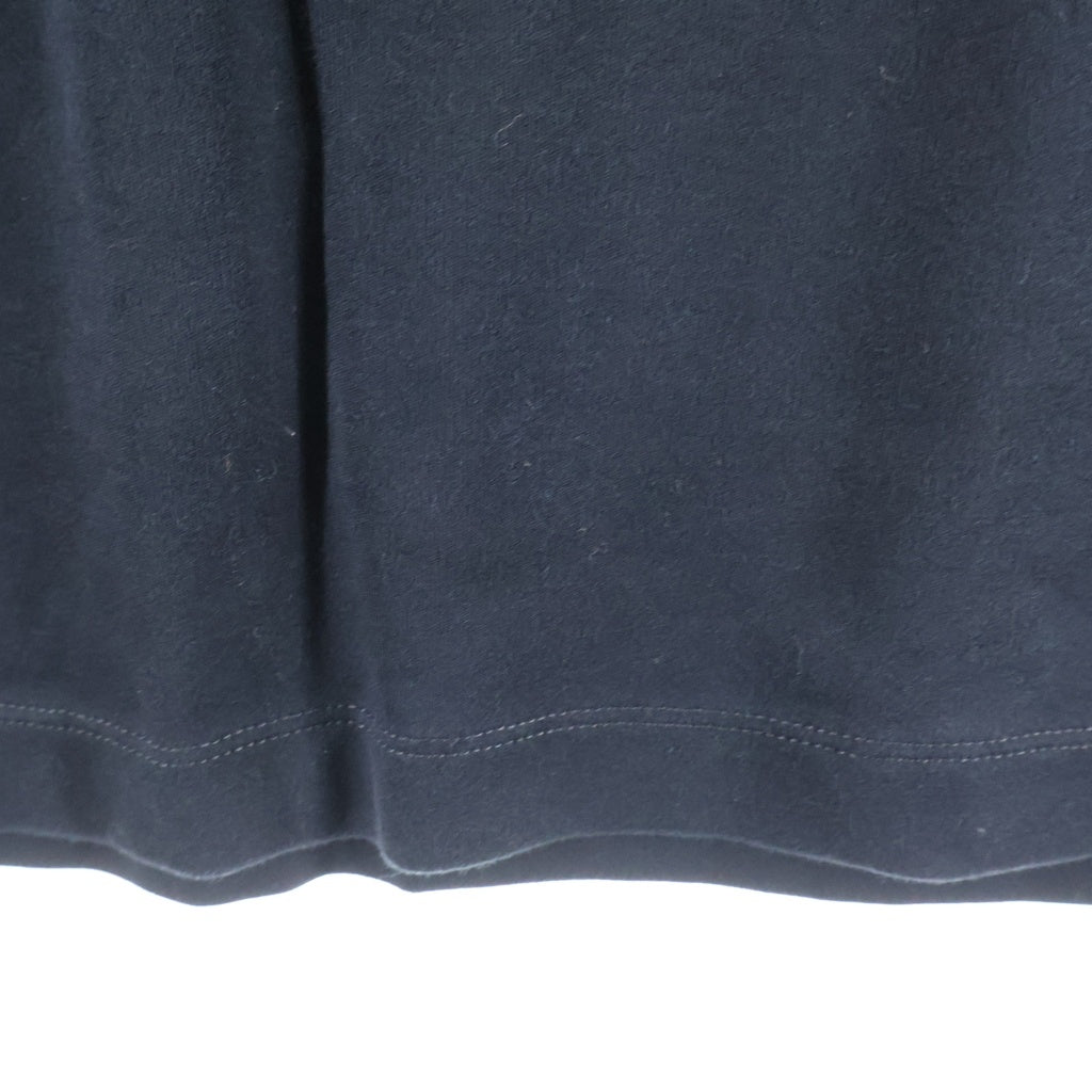 PRADA(プラダ) 23SS トライアングルロゴプレート クルーネック 半袖Tシャツ カットソー ブラック UJN861 S232 240