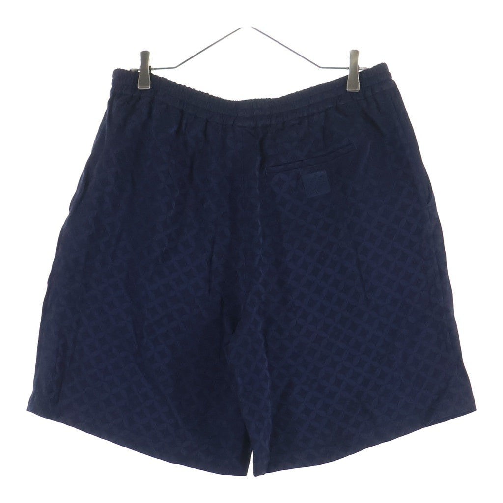 LOUIS VUITTON(ルイヴィトン) 25AW モノグラム グラフィック ジャガード 総柄 レーヨン ハーフパンツ ショートパンツ ショーツ ネイビー RM252M WYK HTP85W